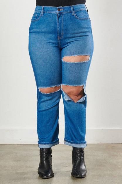 yoyo-reign-plus-size-clothing-Relaxed-Straight-Leg-Cutout-Jeans