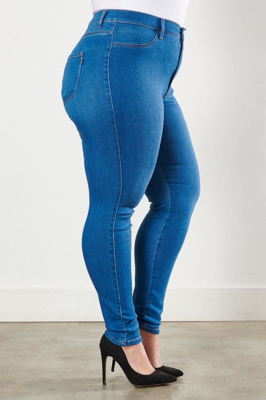 yoyo-reign-plus-size-clothing-Soft-Fabric-High-Waisted-Classic-Skinny-Jeans